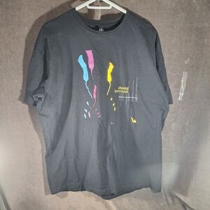 Chantal Kreviazuk Colour Moving And Still Black Graphic Band Tee VG XL